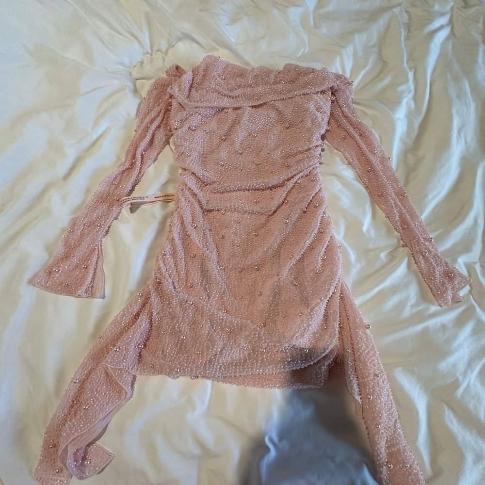 NWT: Oh Polly Tivoli Cowl Neck Mini Dress
